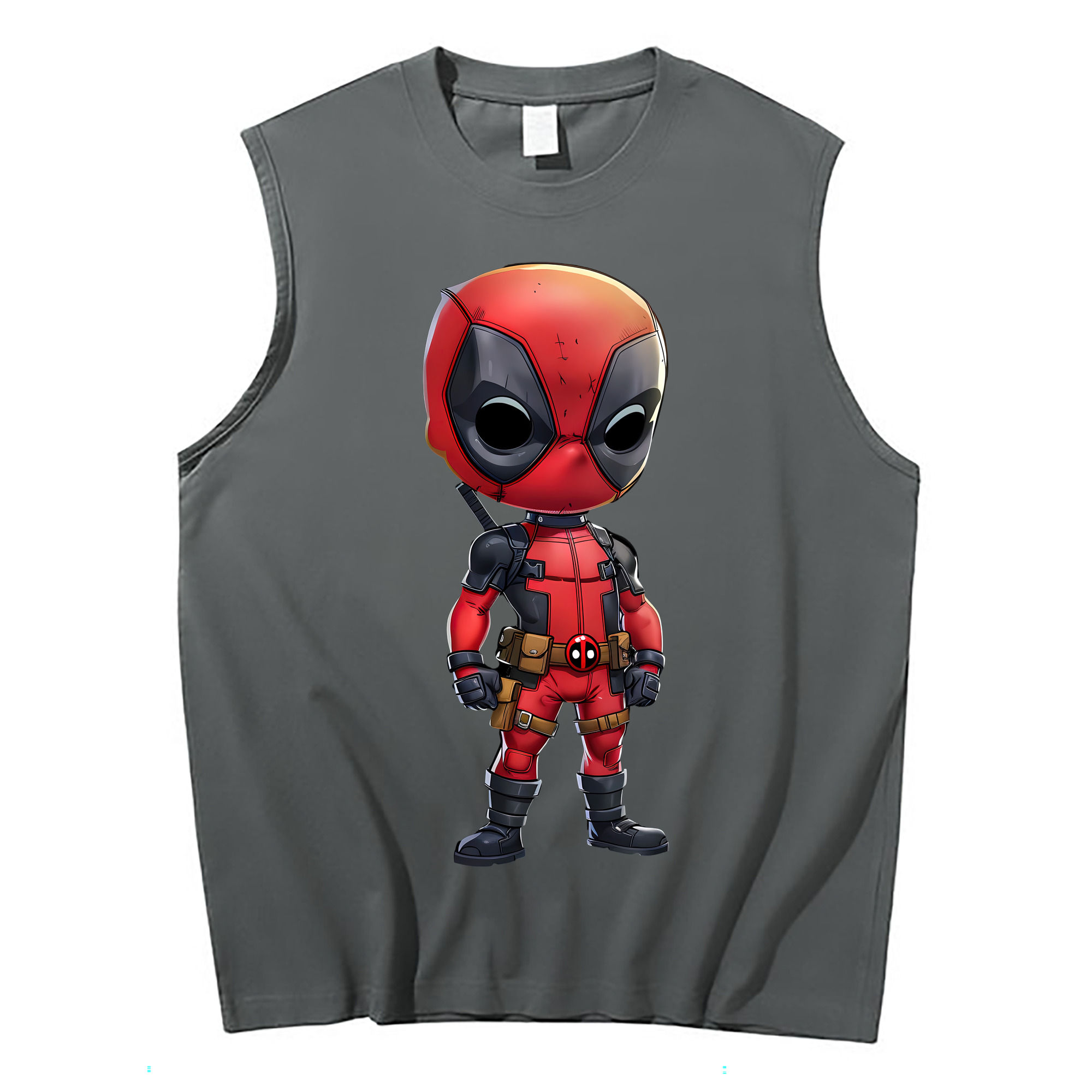 （画像用） Deadpool デッドプール コットン100％タンクトップ（フロントプリント）